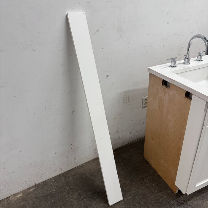White Double Vanity w/ Countertop and Kohler Sinks