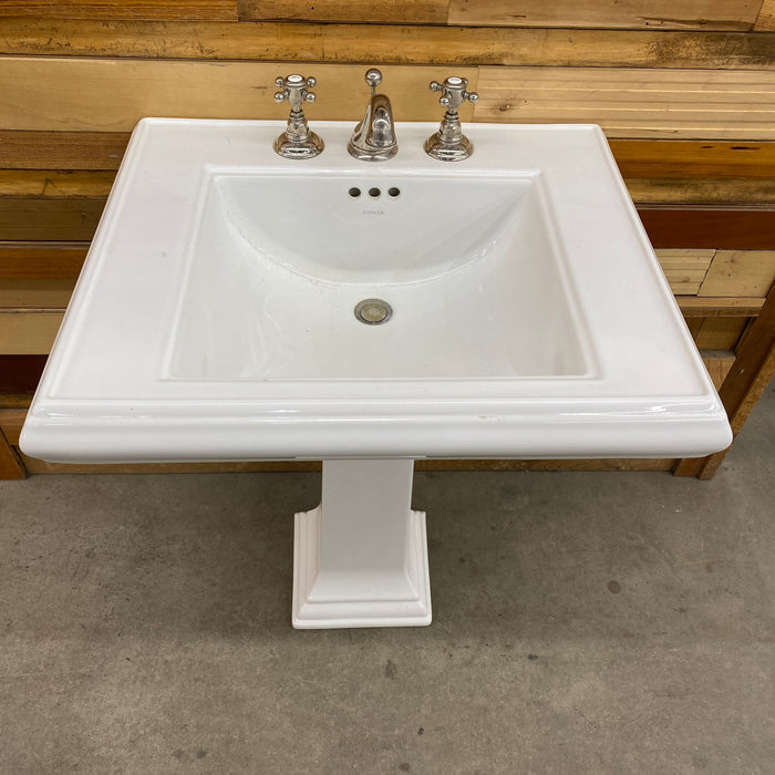 Kohler Pedestal Sink and Faucet