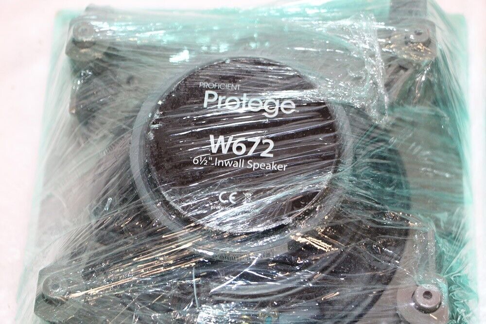 Protege W672 6 1/2" In Wall Speaker Pair Used Surround Sound