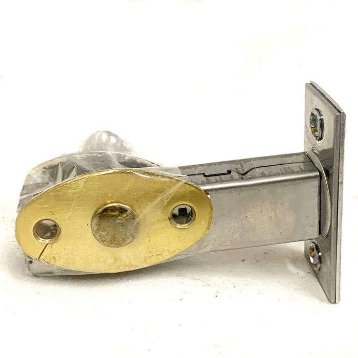Baldwin Chrome Thumb Latch Previously Used/Installed