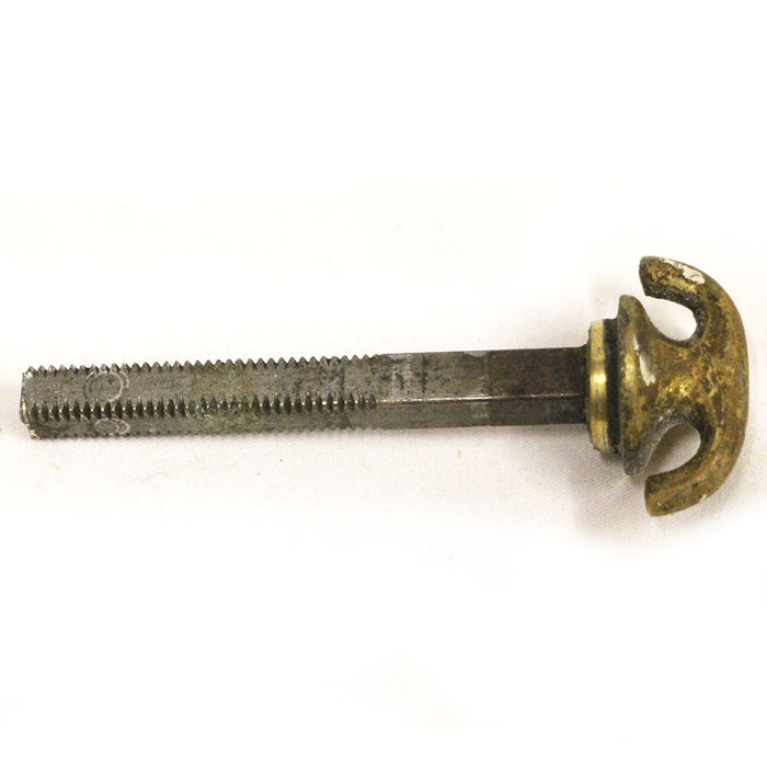 Antique Thumb Latch Solid Brass T Bar Lock Part on 1/4" Spindle