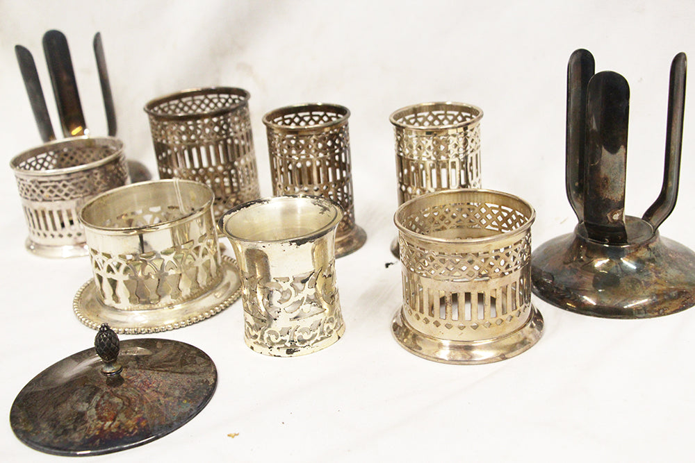 Gorham Silver Cup Candle Holder Lot Silverware