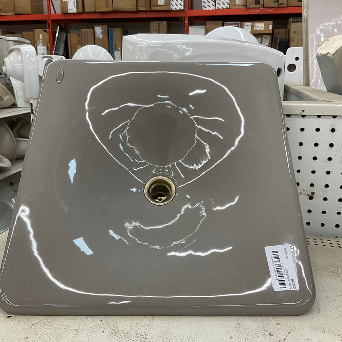 Kohler Cast Iron Square Sink in Taupe