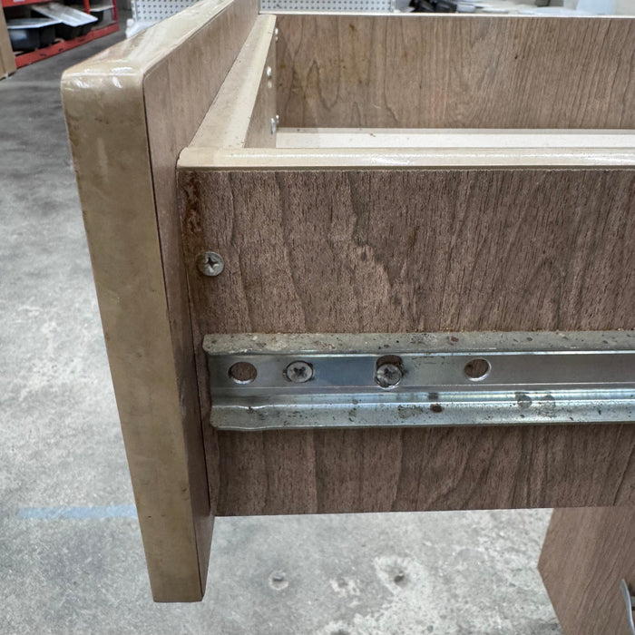 Modern Flush Panel Cabinet Set w/ Brushed Nickel Hardware