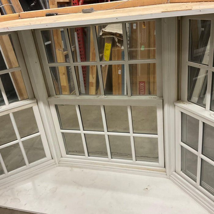 Wood Bay Window Three Doublehung Windows