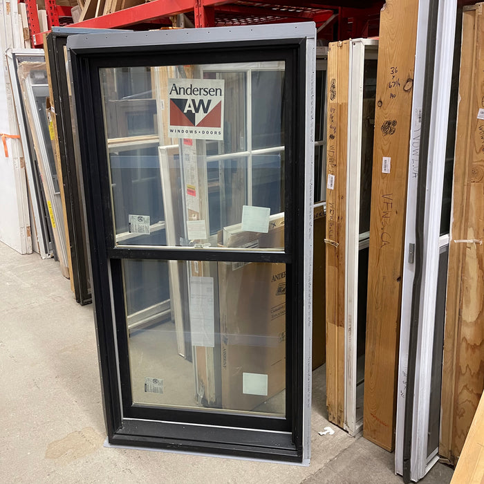 Black Exterior Anderson Doublehung Window