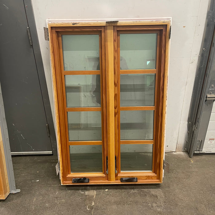 Wood 4 Lite Double Casement Window