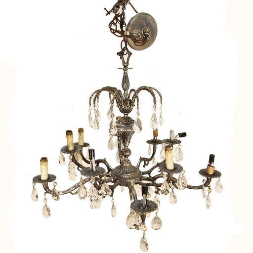 Beautiful Black & Brass Vintage Regency Styled Spanish Chandelier with –  Toledo Architectural Artifacts, Inc