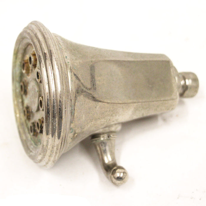 Threaded Polished Nickel Showerhead Marked SW Reclaimed Shower Parts