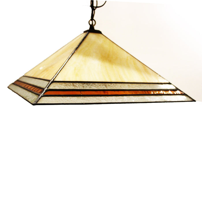 Stained Glass Pendant Light Pyramid Shade