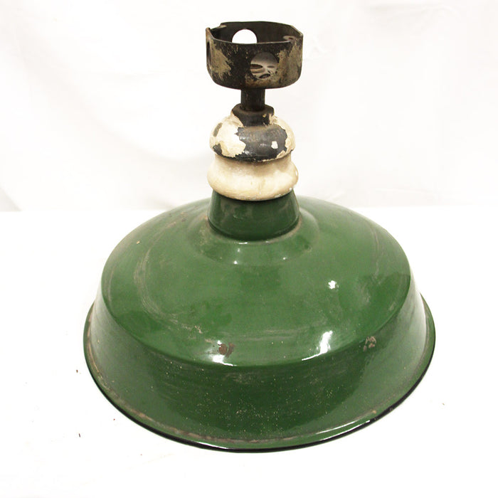 Vintage Forest Green Industrial Farmhouse Light Semiflush Celing Lamp