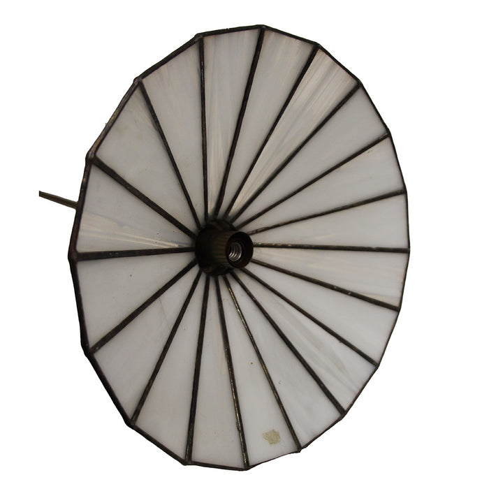 Stained Glass Parasol Style Pendant Light