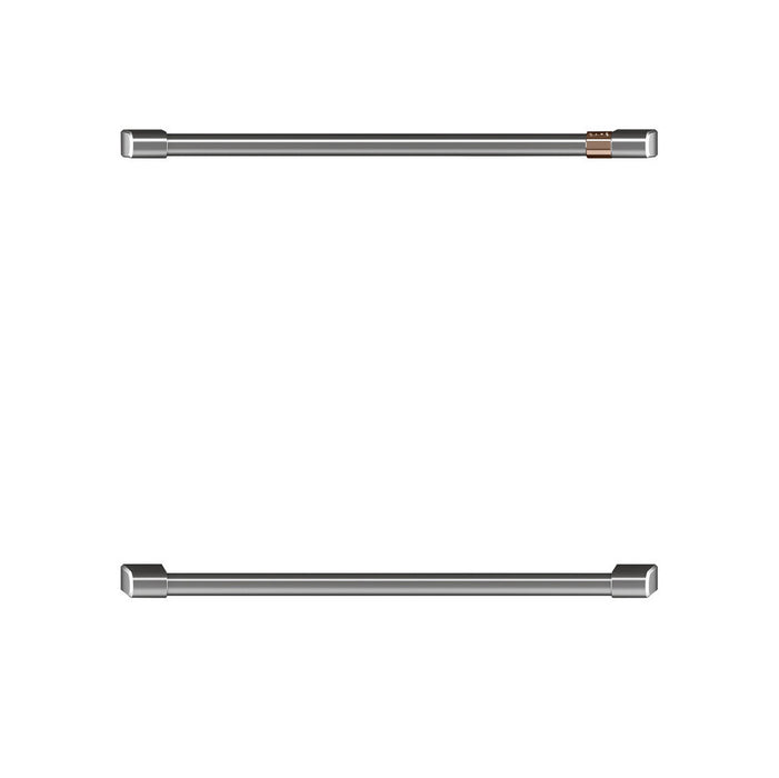 Cafe Appliances 30 Inch Handles for Double Wall Oven (Set of 2): Brushed Stainless