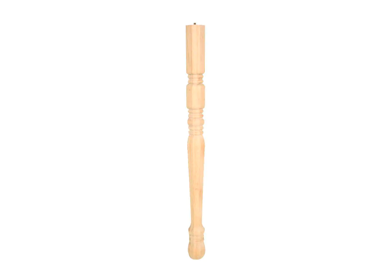 WAD2428 2-1/8 in. x 2-1/8 in. x 28 in. Pine Traditional Leg set of 4
