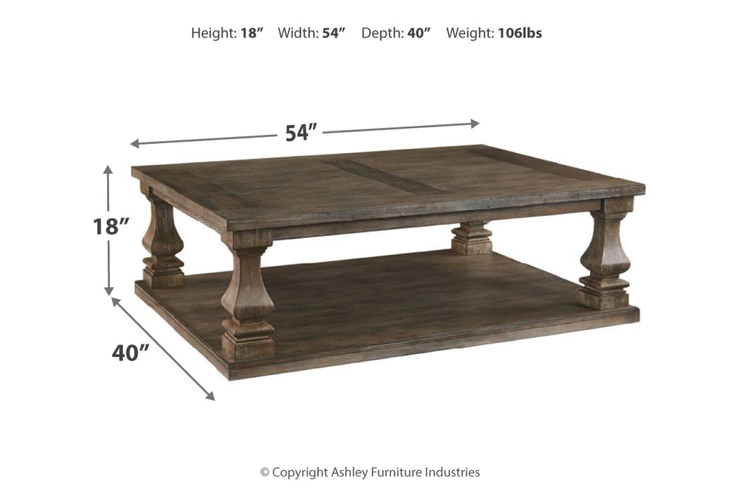 Johnelle Cocktail Table- Ashley Furniture