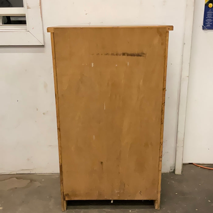 Simmons Hardware White Clad Oak Ice Box Cabinet