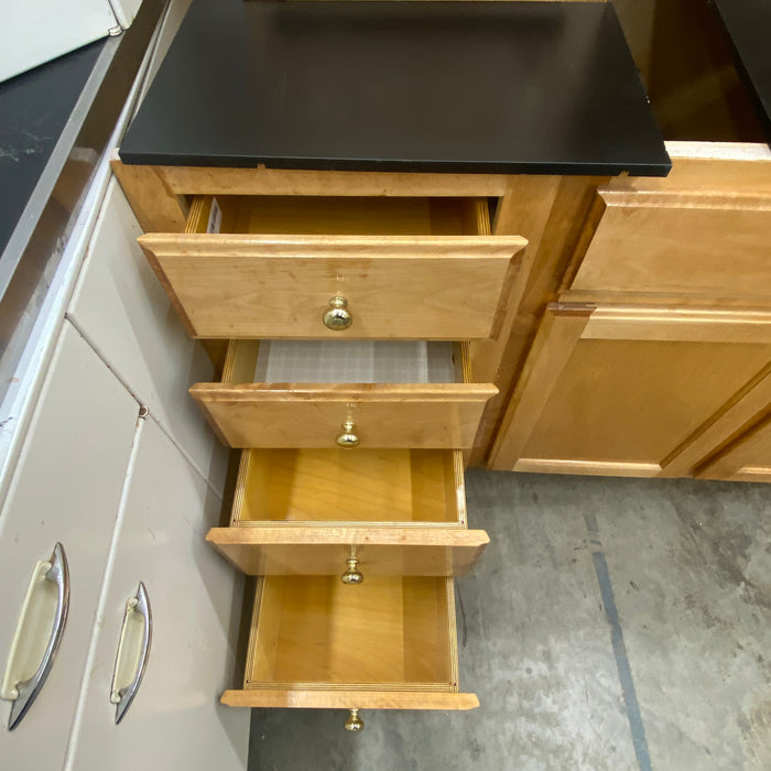 5-Piece Paneled Kitchenette Cabinet Set