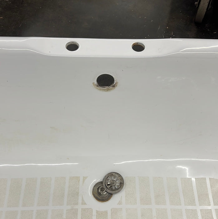 66" Cast Iron Double Ended Clawfoot Tub