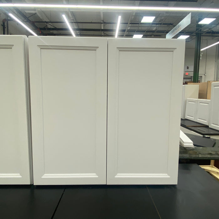 6-Piece White Paneled Kitchenette Cabinet Set