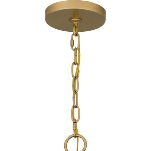 Quoizel Kelleher 5 Light 24 inch Nouveau Painted Weathered Brass Chandelier Ceiling Light (KEL5025NWS)