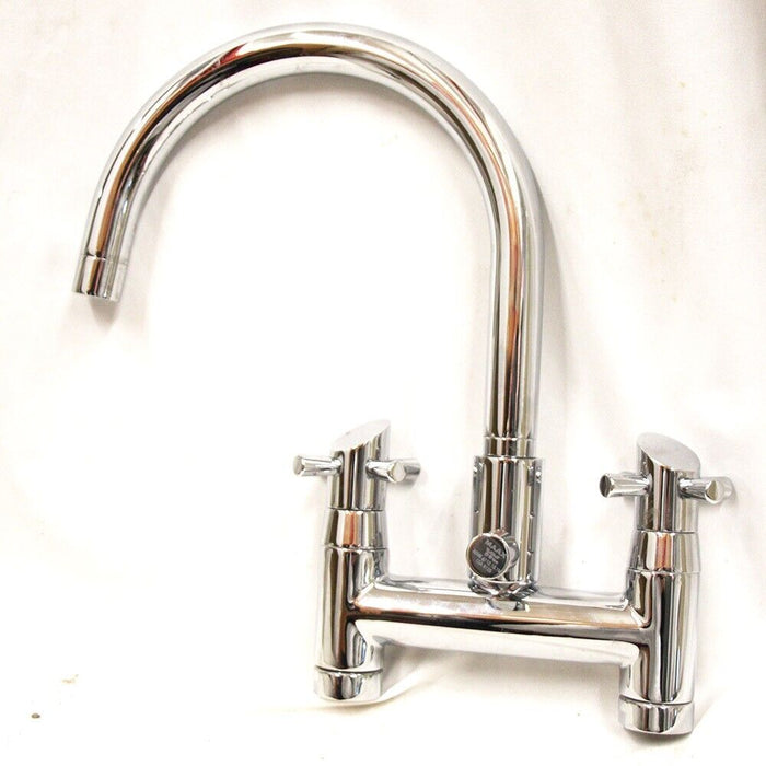 MAAX Bath Faucet kit w. Hand Shower Chrome Finish "Fjord" Polished Finish AS IS