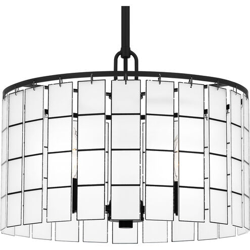 Quoizel Seigler 3 Light 14 inch Matte Black Pendant Ceiling Light