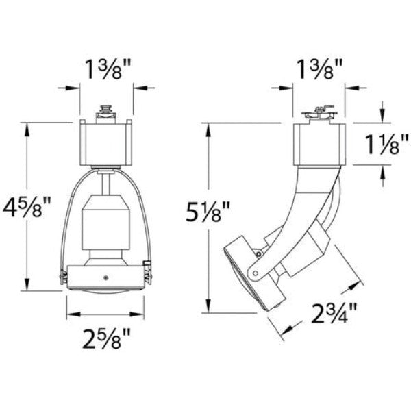 WAC “Miniature” Line Led Track Head (JTK-104-WT)