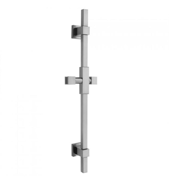 Jaclo 8724-PCH Cubix 24 1/2" Deluxe Adjustable Height & Angle Wall Bar Polished Chrome
