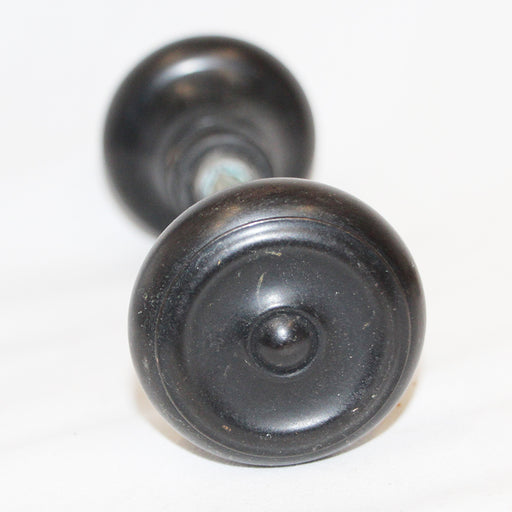 Double Sided Porcelain Door Knobs 1side Black ,1 Side Brown With Plate &  Shank Vintage , Replacement, Restoration Door Hardware -  Singapore