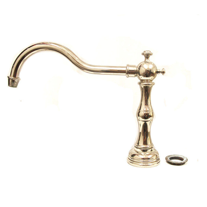 Kitchen Faucet Spout Farmhouse Style Polished Nickel Finish PARTS ONLY
