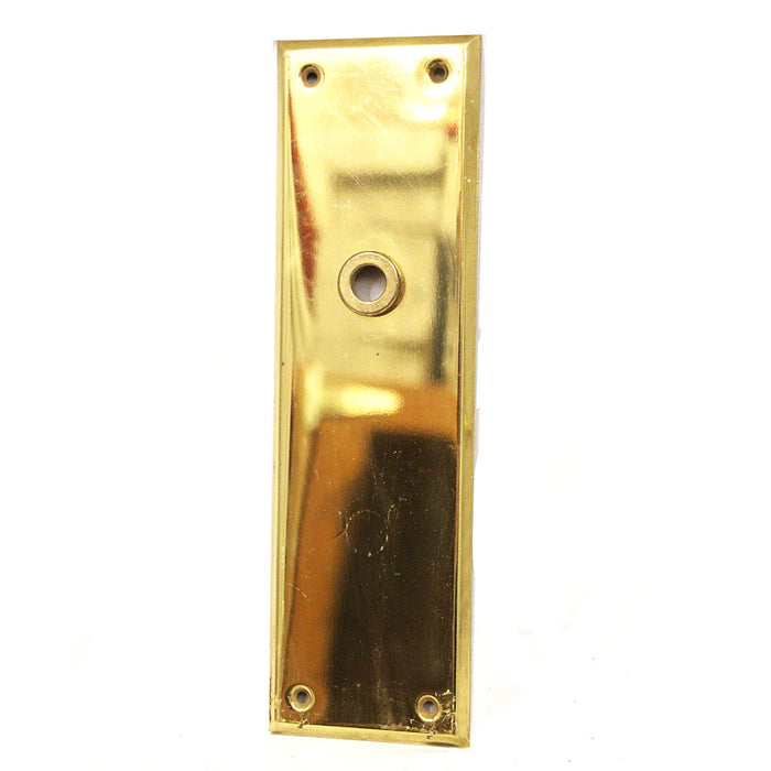Door Plate Solid Brass 10 x 3" Door Hardware