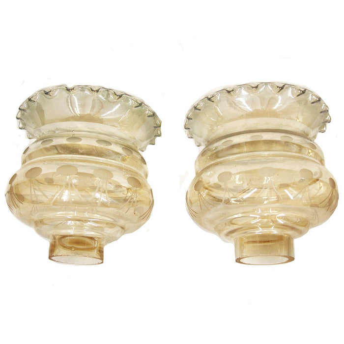 Pair of Vintage Sconce Fitter Shades