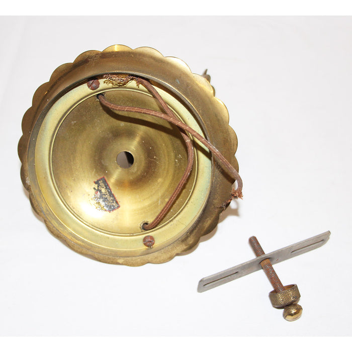 Lightolier Brass Sconce Vintage Lighting Parts Missing