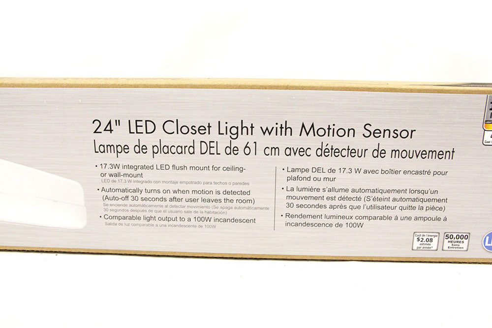 24" Lithonia Closet Lighting w. Motion Sensor