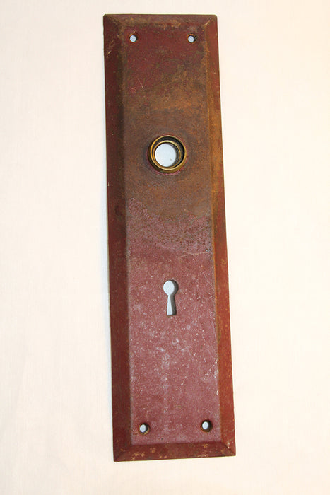 exterior brass doorplate