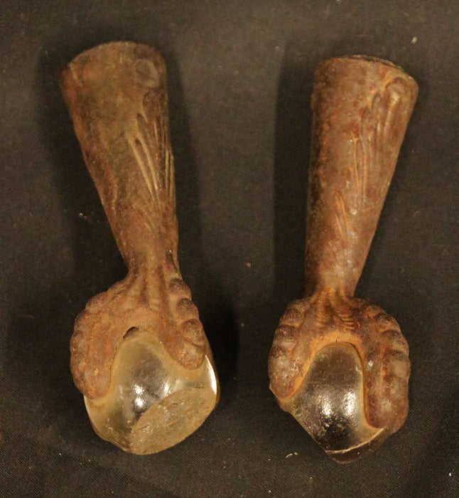 Antique Ball & Claw Feet Set of Two Restoration Project Parts