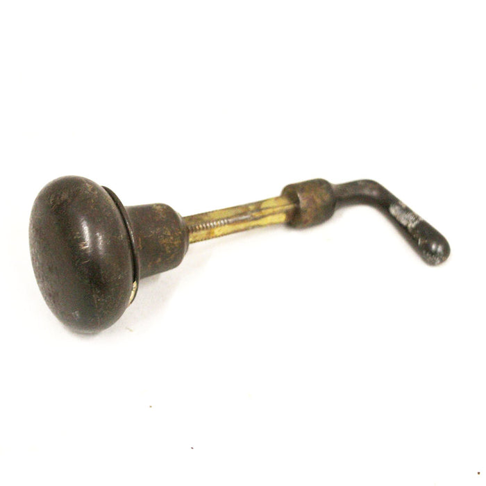 Original Antique Brass Closet Door knob w Lever