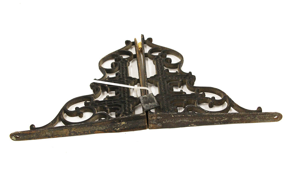 Antique Cast Iron Shelf Brackets Eastlake Style Victorian Ornate Design