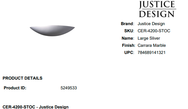 Justice Design 4200STOC