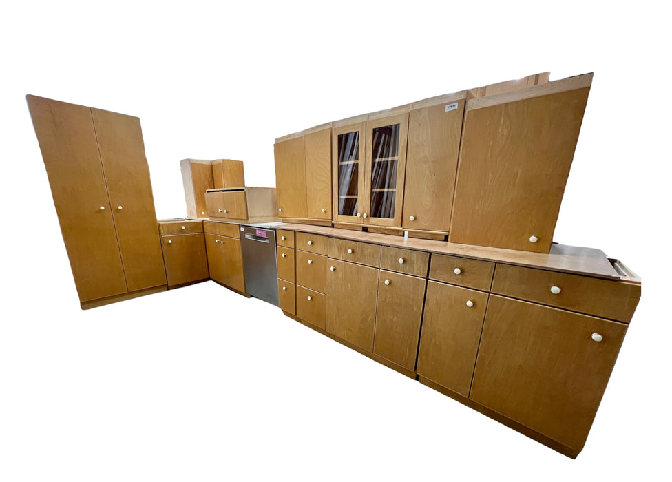 Modern Flat Panel Cabinet Set