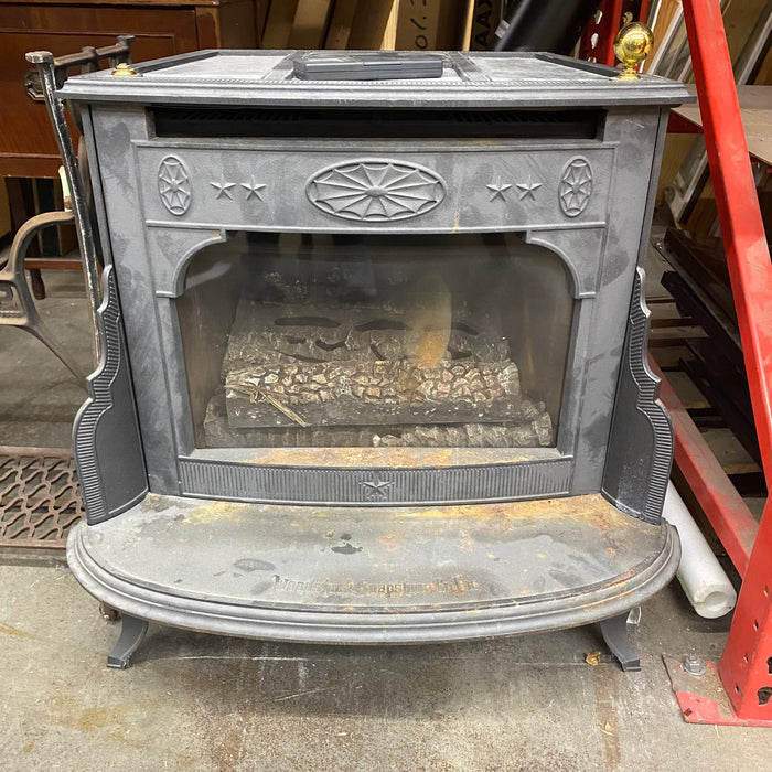 Woodstock Soapstone Gas Stove and Exhaust pipes