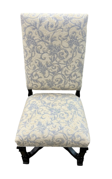 Baroque Style Upholstered Dining Chairs Set of 2
