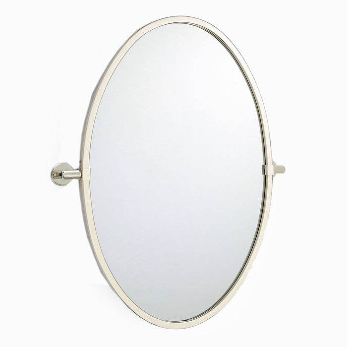 Rejuvination 'Trask' Pivot Mirror Bathroom Vanity Mirror Wall Mounted Polished Nickel