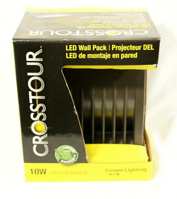 Lumark® XTOR Crosstour Wall Pack, Carbon Bronze Housing, Tempered Glass Shade, 120/277 V, 10 W Knuckle Flood LED Lamp
