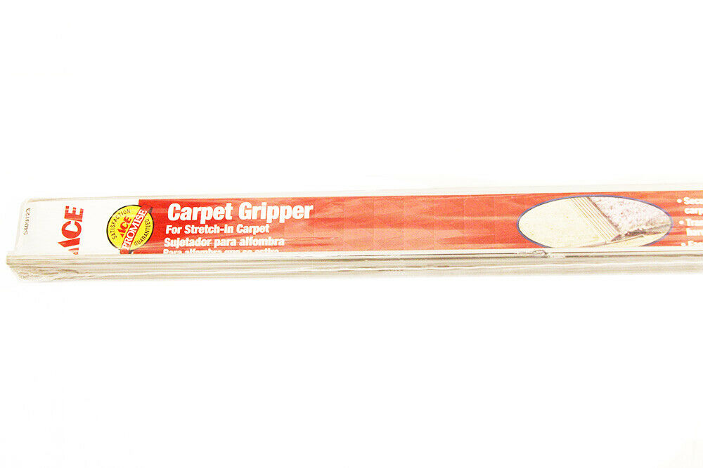 Ace Carpet Gripper 1 5/16 x 36" Satin Nickel PAIR Set of Two
