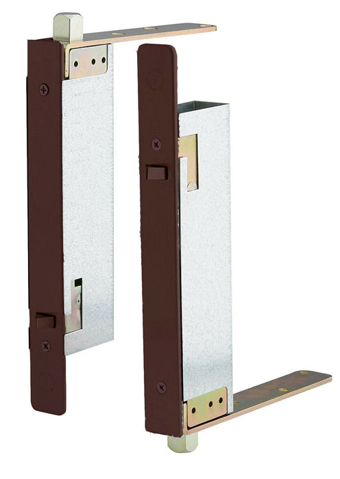Ives Automatic Top & Bottom Flush bolts for Wood Doors Dark Satin Bronze NIB