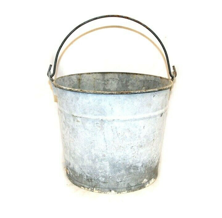 Galvinized Steel Wash Mop Bucket 9 x 10.5" Pair