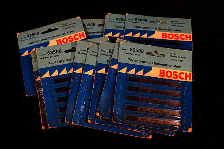 5 Pack Bosch Jig Saw Blade Taper Ground Teeth Fits All Stanley Jig Saws LOT 16