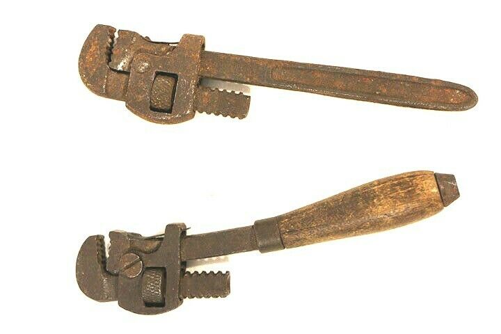 Antique Mini Wrench Lot Vintage Tool Collection Plumbing 6" Walworth Stillson