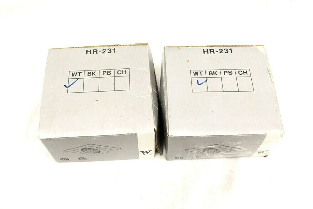 WAC 4 1/2" HR231 Recessed Housing for Recessed Directional Lighting LOT OF TWO